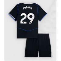 Stroje piłkarskie Chelsea Wesley Fofana #29 Koszulka Trzeciej dla dzieci 2025-26 Krótki Rękaw (+ szorty)